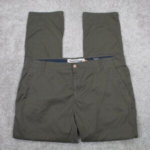 Tailor Vintage Pants Men 40x34 Green Luxe Performance Greenwich Slim Fit Stretch